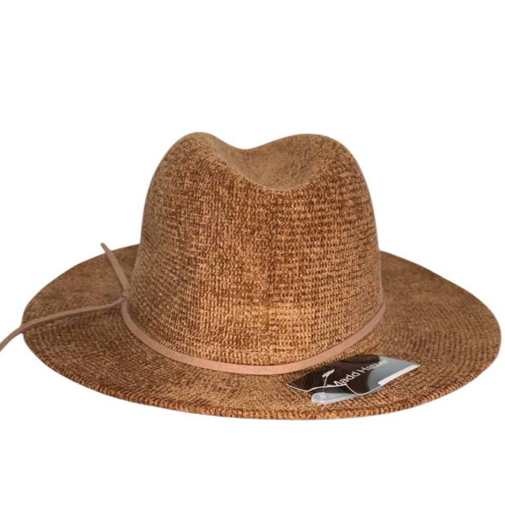 NWT Stylish Brown Fedora Hat, RT $30